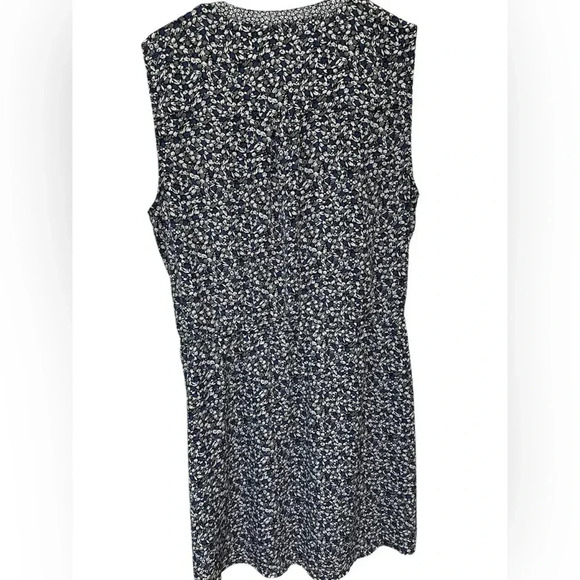 Gap Dress Women Sleeveless V Neck Sheath Mini Floral Blue White Gray Boho - Picture 2 of 5